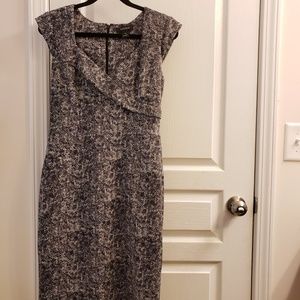 White house Black Market Sheath Scuba dress Career